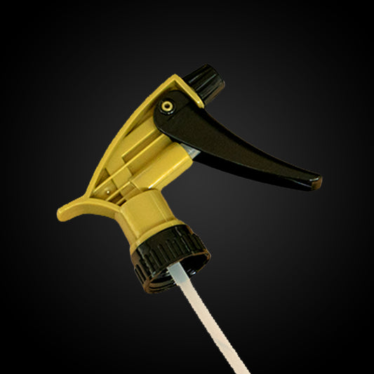 Tolco Black/Gold Acid Resistant Trigger Spray Head